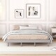 preview thumbnail 2 of 7, Wooden Queen Platform Bed Frame for Kids Teens Adults, Queen Size Bedframe with Solid Wood Slats Support, Not Included Headboard