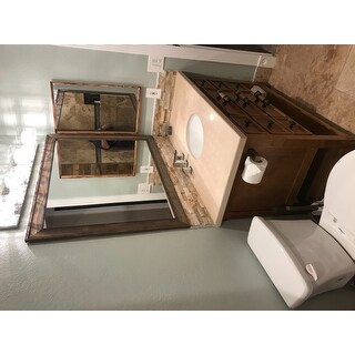 Malibu 48" Single Vanity Cabinet, Honey Alder