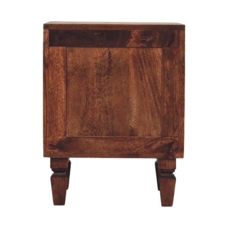 Solid Wood Harper Nightstand,Brown