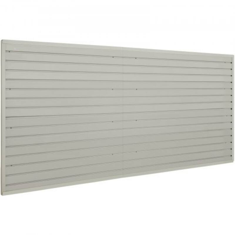 Heavy Duty Garage Slat Wall Organizer Panels with Universal Groove Design