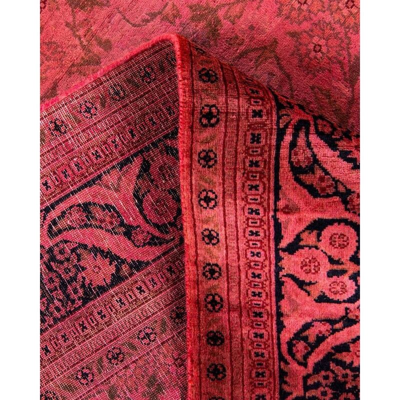 Fine Vibrance, One-of-a-Kind Hand-Knotted Area Rug - Pink, 4' 2" x 5' 10" - 4' 2" x 5' 10"