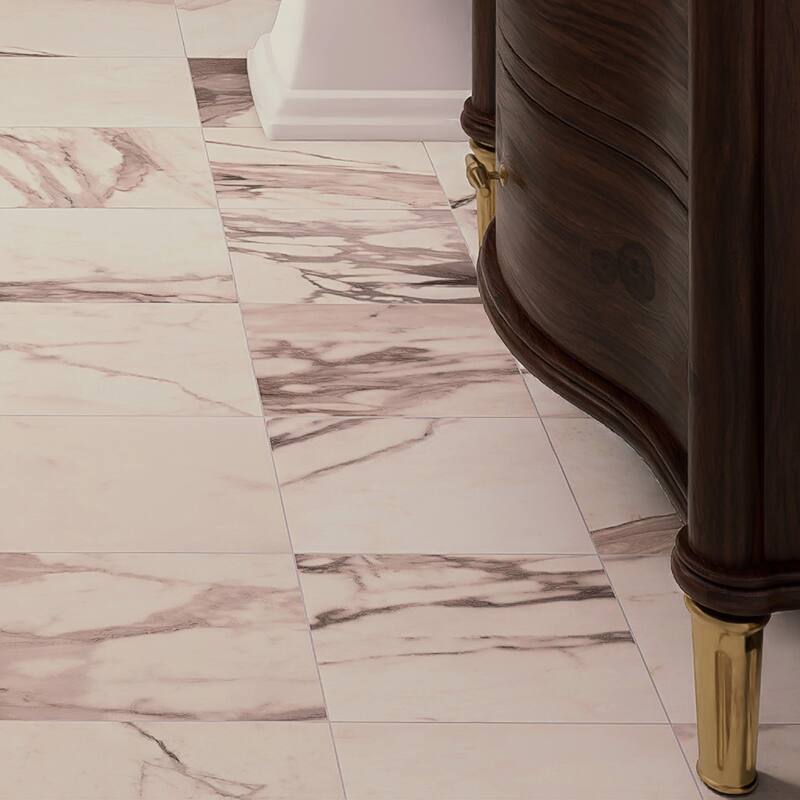 Merola Tile Reve Rose 11-3/4" x 11-3/4" Porcelain Floor and Wall Tile