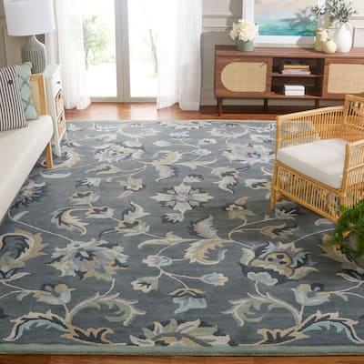 SAFAVIEH Handmade Jardin Jamya Country Floral Wool Rug