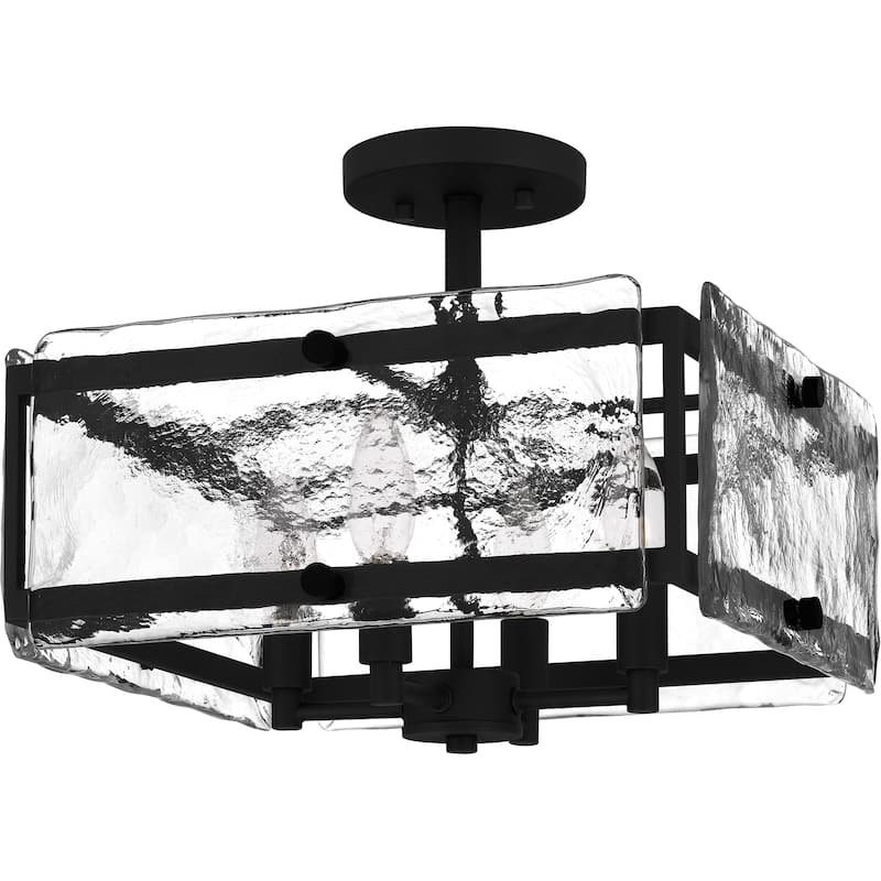 Lancer 4-Light Earth Black Semi-Flush Mount - Earth Black