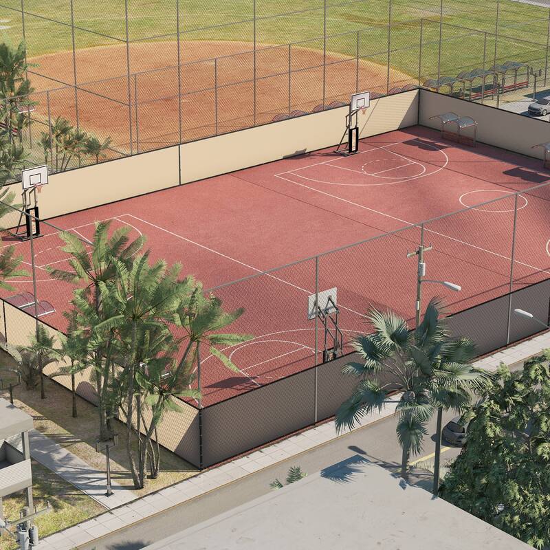 ColourTreeUSA 25 ft. Length Fence Privacy Screen Windscreen Cover Fabric Shade Tarp Netting Mesh Cloth Commercial Grade 170 GSM