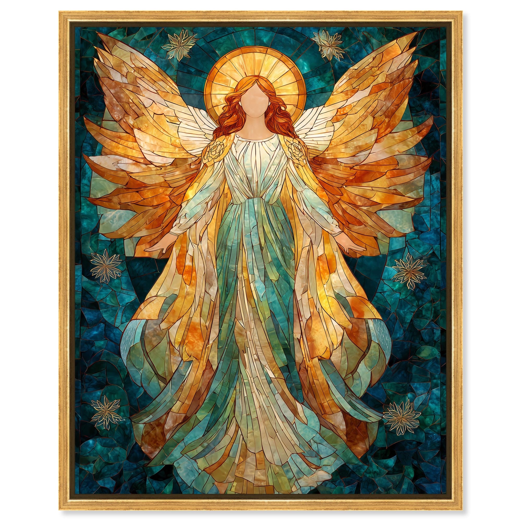 Aztec Queen Religious Art Canvas Print by Art Remedy