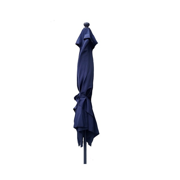 ruffled patio umbrella