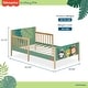 preview thumbnail 3 of 4, Fisher Price Fauna Collection Safari Dreams Toddler Bed by Dream On Me - Multi