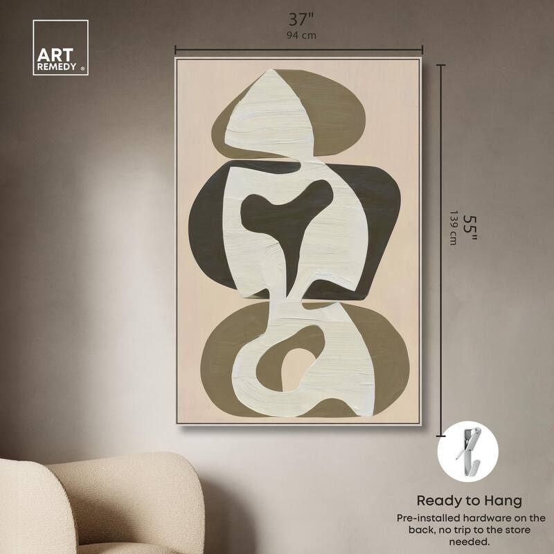 Shapes of Sage II Canvas by Art Remedy