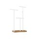 preview thumbnail 3 of 5, SONGMICS 2-in-1 Jewelry Display Stand Holder,Jewelry Rack Tree with 3 T-Shape Metal Bars with Holes, Storage Tray, Adjustable
