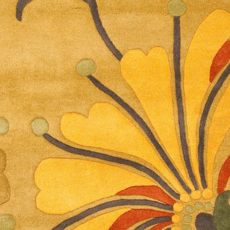SAFAVIEH, Handmade Soho Renada Floral N.Z. Wool Rug
