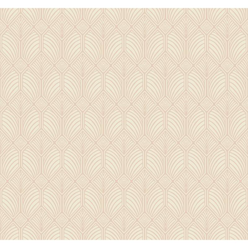 Fontaine, Unpasted Non-Woven Craftsman Wallpaper 27 in x 27 ft = 60.75 sq ft - Blush