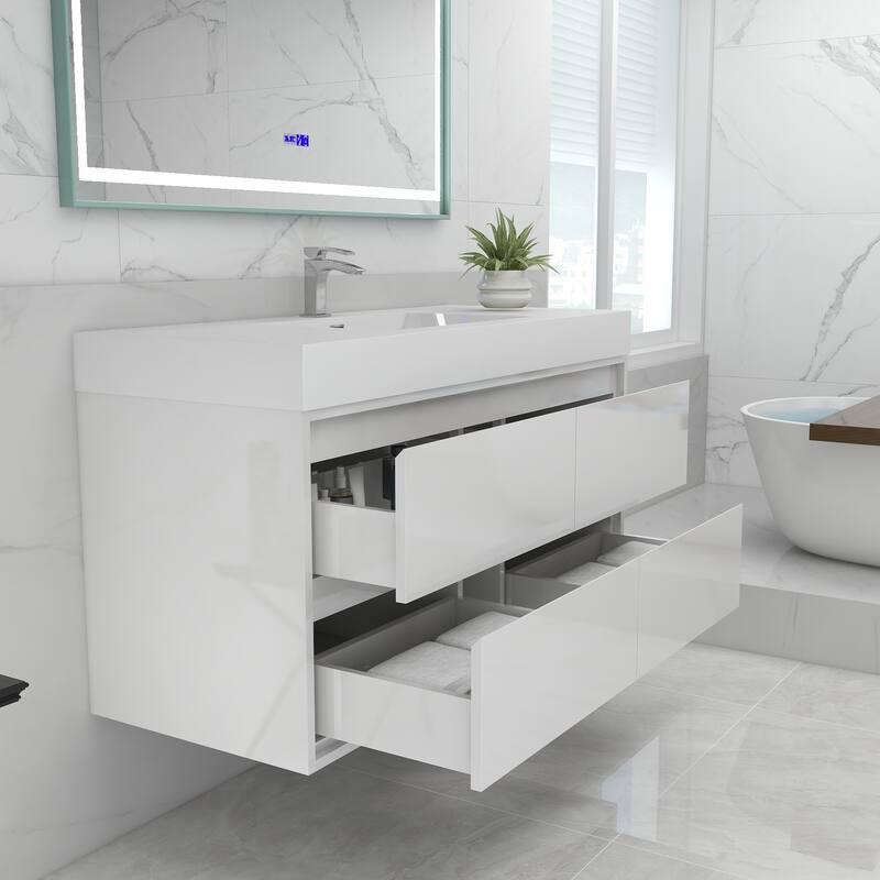 Morava 48" Floating Vanity with Single Sink - 48