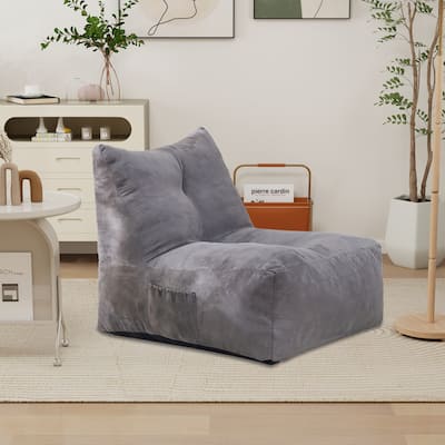 Bean Bag Chair,Lazy Floor Sofa Couch with Pocket
