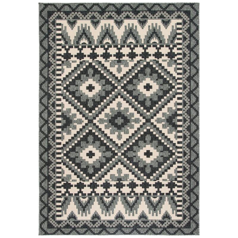 SAFAVIEH Veranda Bukuroshe Indoor/ Outdoor Waterproof Patio Backyard Rug