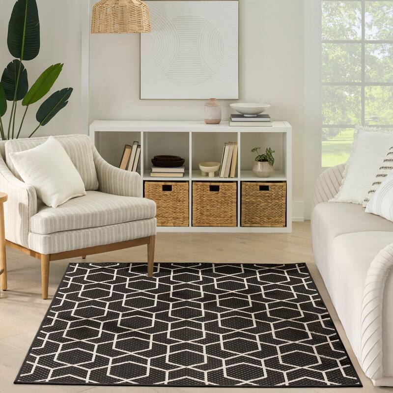 Nourison Horizon Indoor/Outdoor Geometric Area Rug