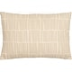 preview thumbnail 21 of 30, Artistic Weavers Ilayda Abstract Stripe Modern Throw Pillow 13"H x 20"W - Cover Only - Beige