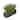 Faux Wild Cactus Garden in Black Sandy-Texture Ceramic Vase