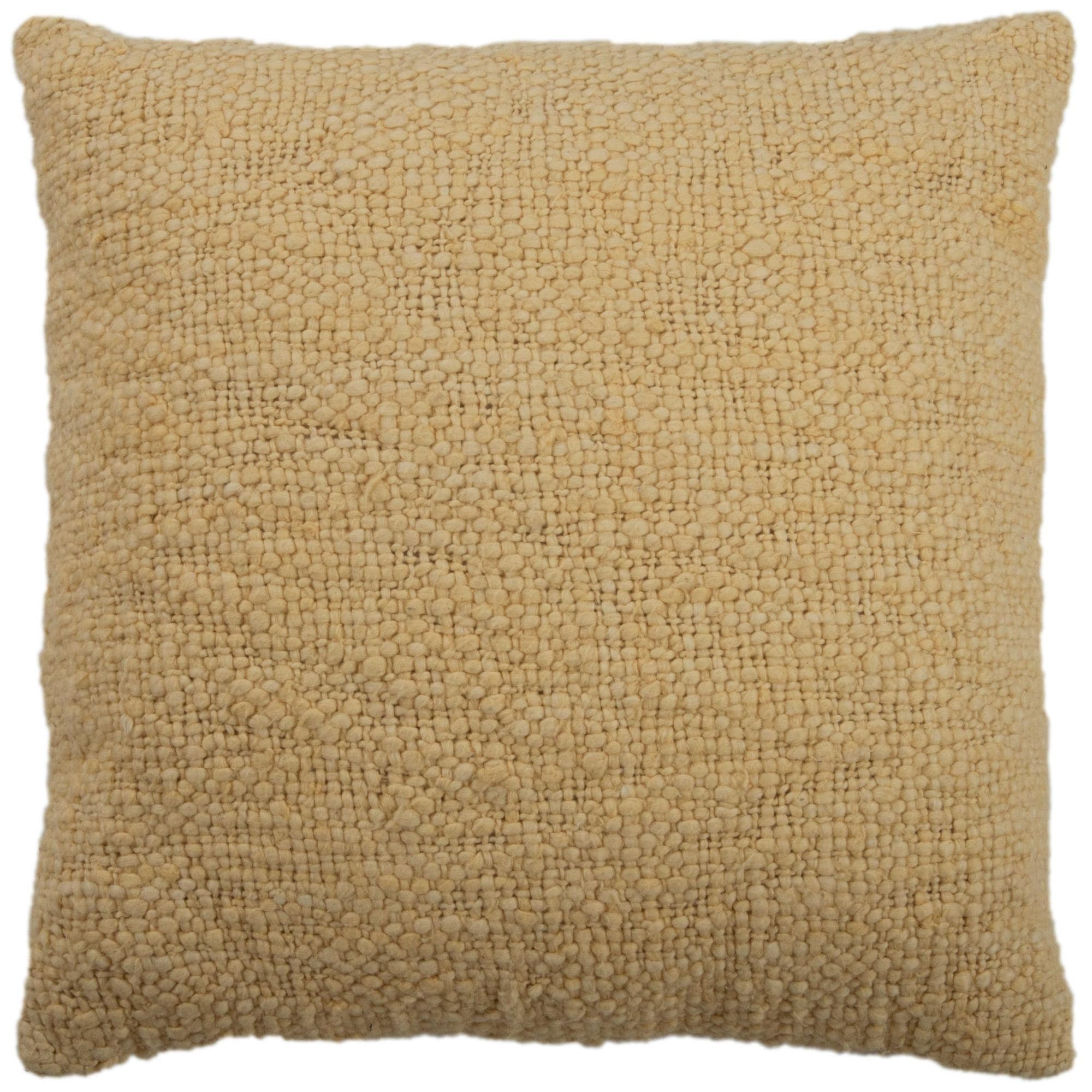 Rizzy Home Solid Textured Modern Throw Pillow