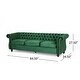 preview thumbnail 5 of 14, Somerville Chesterfield Tufted Velvet Sofa by Christopher Knight Home