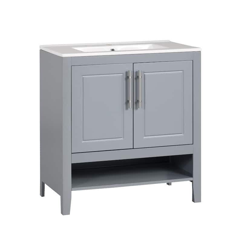 Bathroom Cabinet with Sink,Doors and Drawers