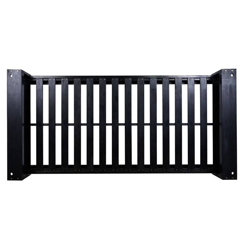 Patio Twin Size Porch Swing Bed Seating with Hemp Ropes