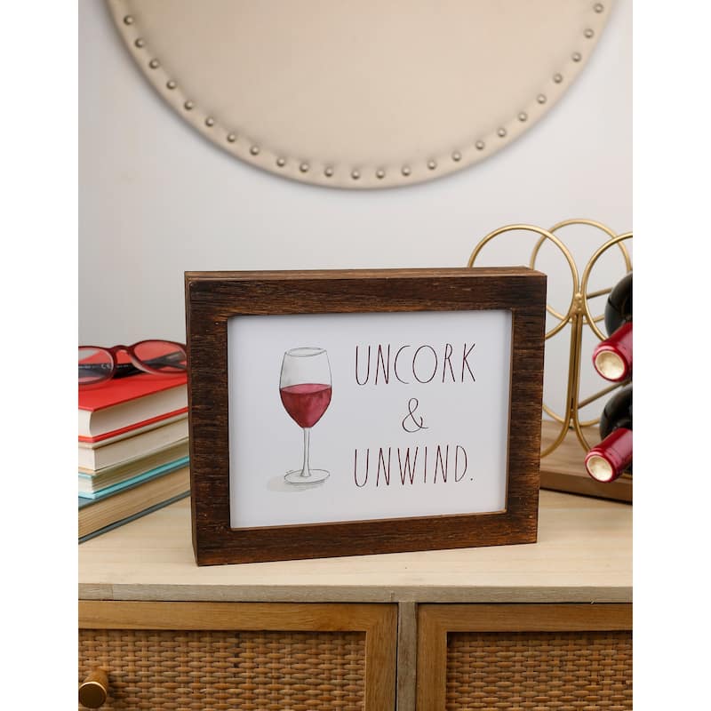 Rae Dunn Wine Themed Wall/Desk Plaque