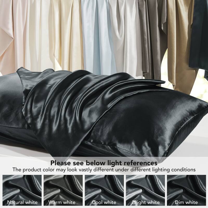 Deconovo 100% Pure Mulberry Silk Pillowcase With 22 Momme 6A High Grade Fibers