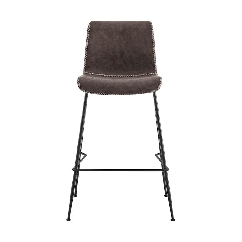 NPD Furniture Jayden Faux Leather Counter Stool (Set of 2)