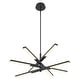 preview thumbnail 6 of 33, Modern Tiered Linear Sputnik Chandelier Warm Light 3000K Integrated LED Chandelier