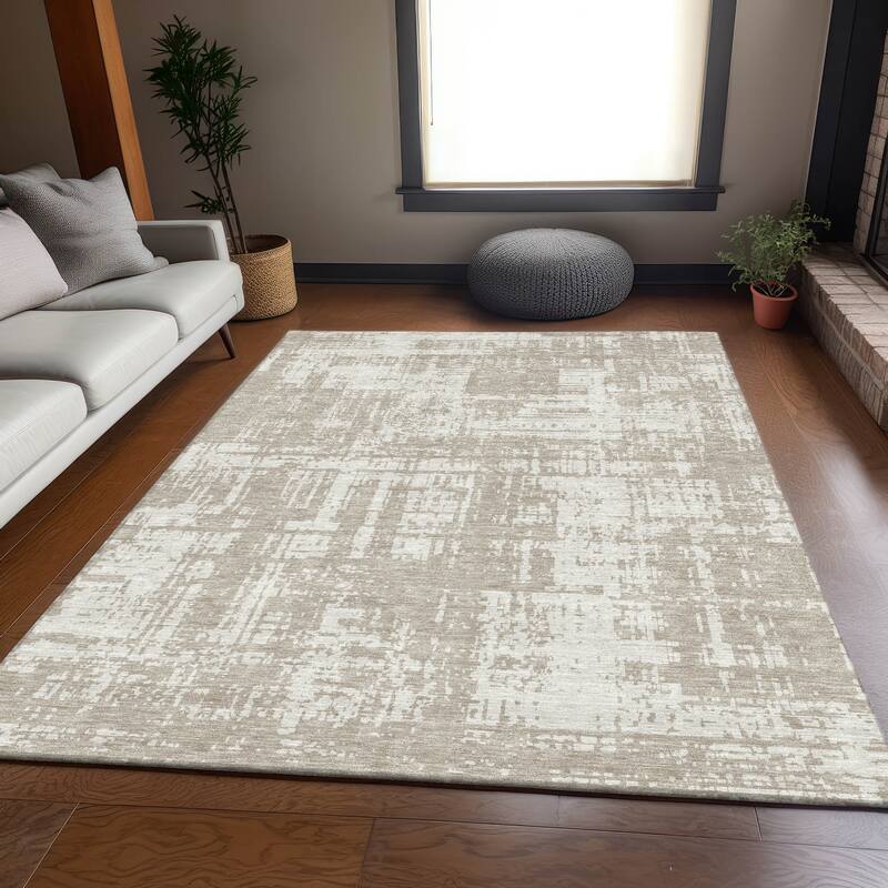 Premium Washable Super Soft Abstract Pixel Mayfield Rug