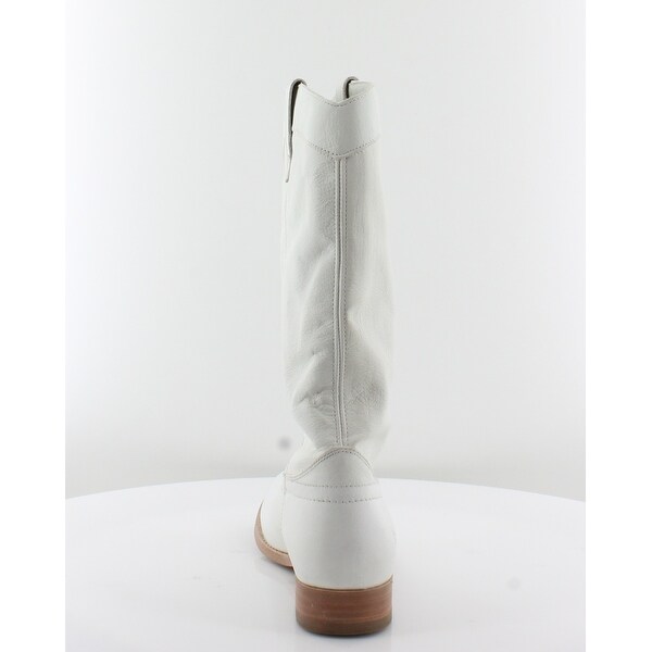 white frye booties