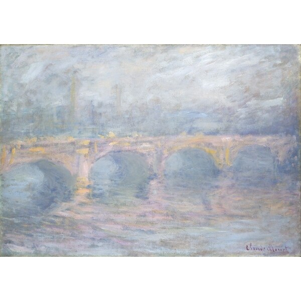 Waterloo Bridge London At Sunset Masterpiece Classic Artist Claude Monet C 1904 Art Print Multiple Sizes Available