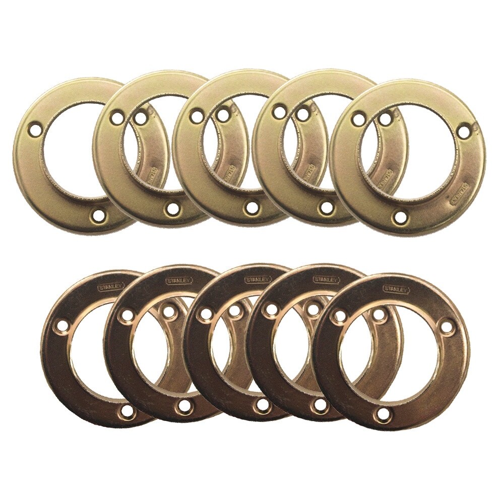 Shop Design House 182766 Steel Closet Pole Sockets Polished