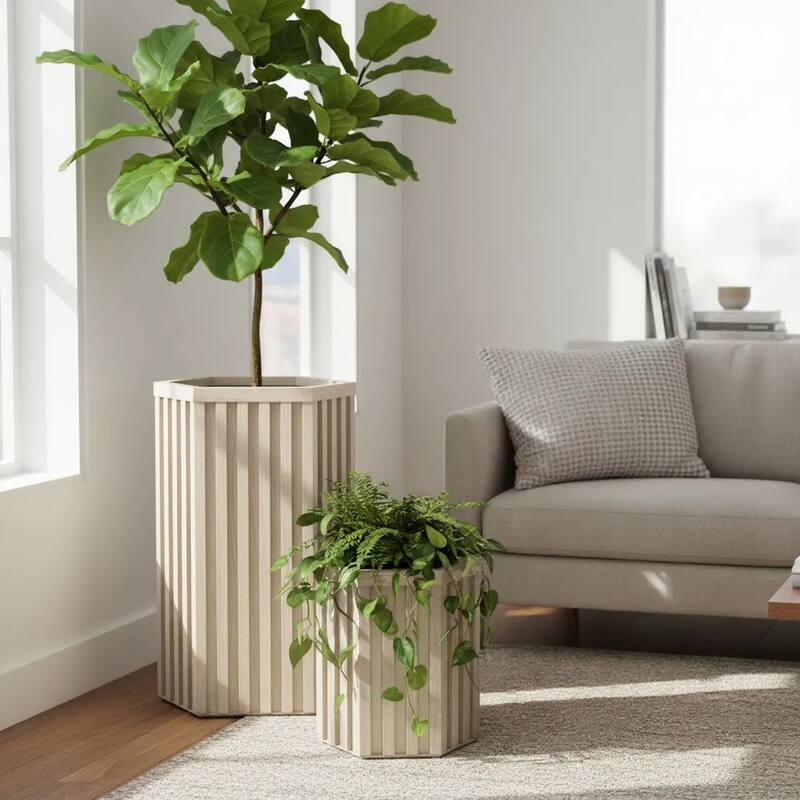 Hexagon Column Planter