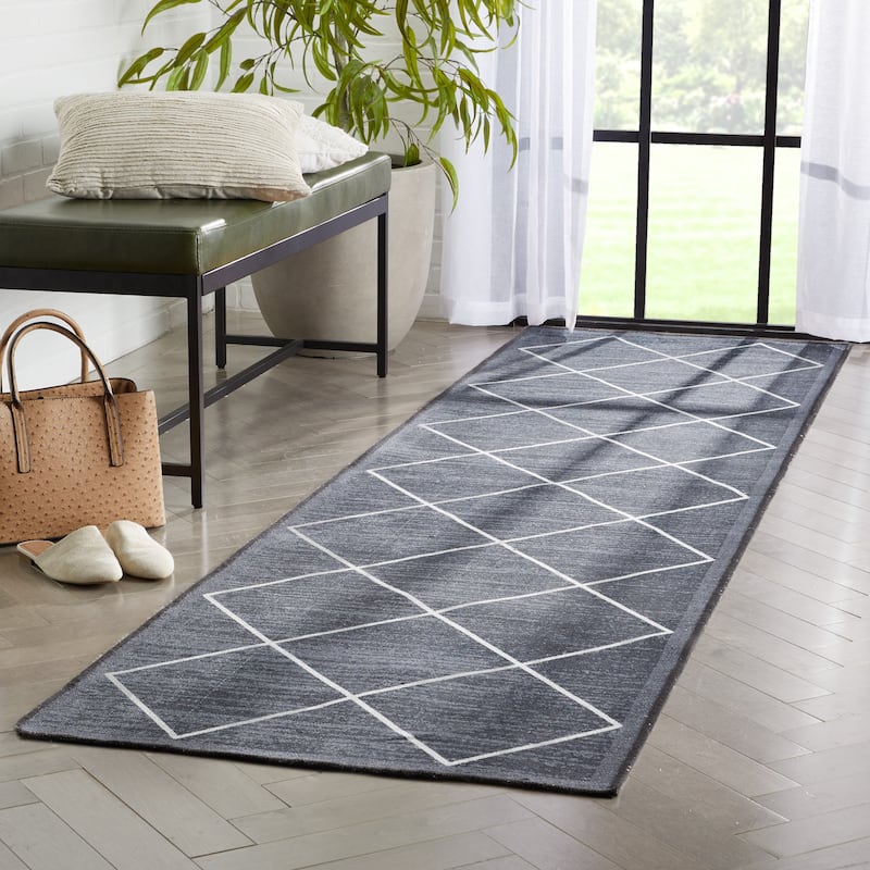 Well Woven Kings Court Clover Lattice Modern Area Rug