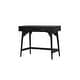 preview thumbnail 4 of 5, Alpine Furniture Flynn 2 Drawer Mini Desk in Black
