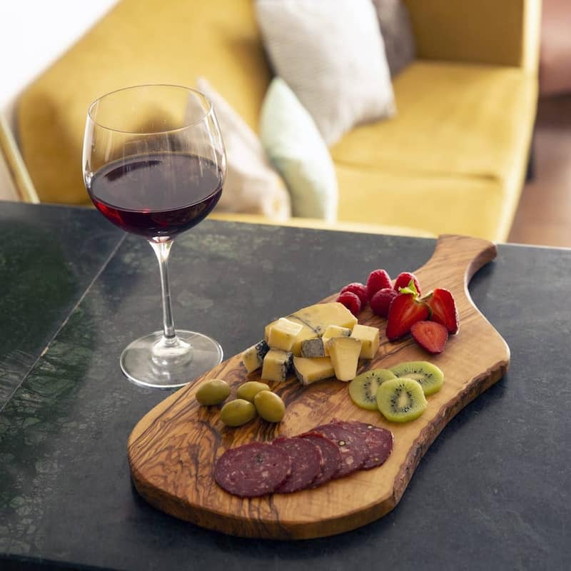 Medium olive wood cutting, serving board