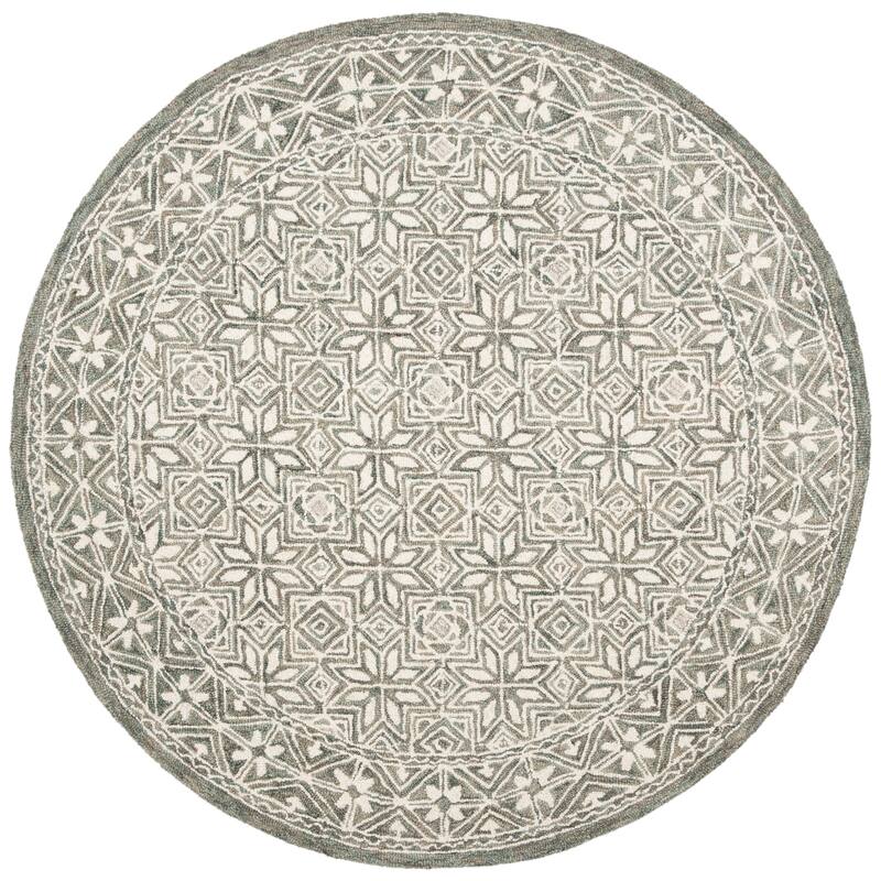 SAFAVIEH Handmade Micro-Loop Sudeshna Wool Rug