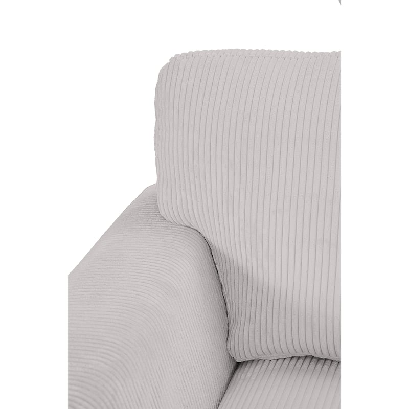 9PCS Corduroy Flexible Combination Sectional Sofa Couch