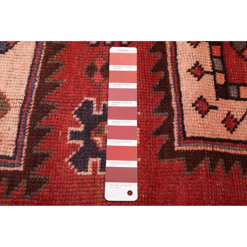 ECARPETGALLERY Hand-knotted Konya Anatolian Red Wool Rug - 5'1 x 9'2