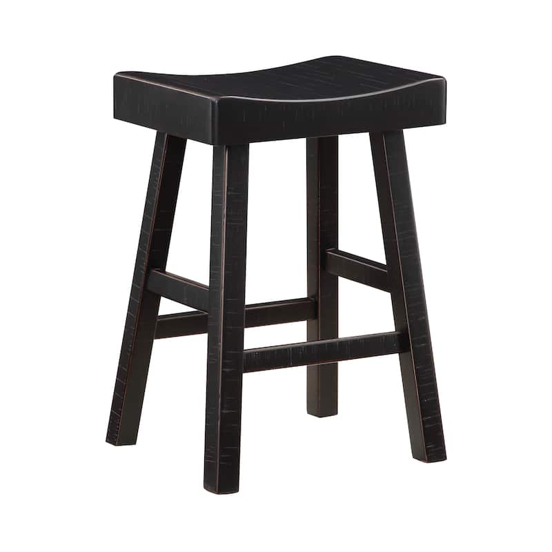 Brigham Counter Height Stool (Set of 2) - Black