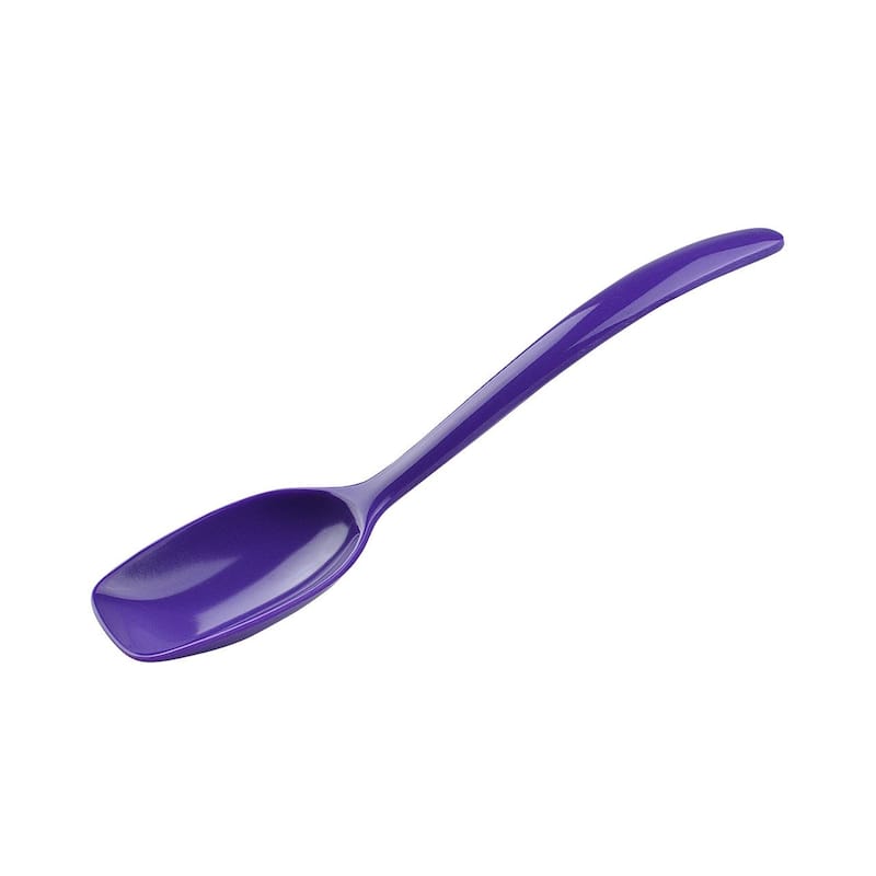 Hutzler 7.5-Inch Melamine Mini Solid Spoon - Violet