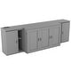 preview thumbnail 25 of 44, Murphy Bed with Shelves, Cabinets and USB Ports