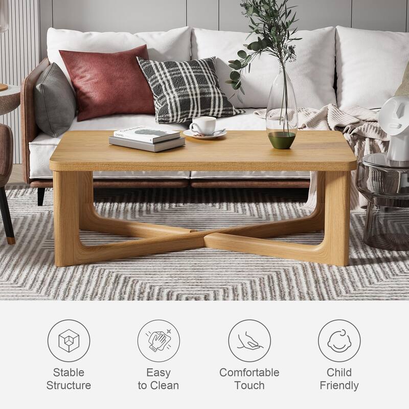 Solid Wood Coffee Table Nordic style - 20*10