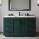 Option Green / Giotto Quartz Top / Matte Black Hardware