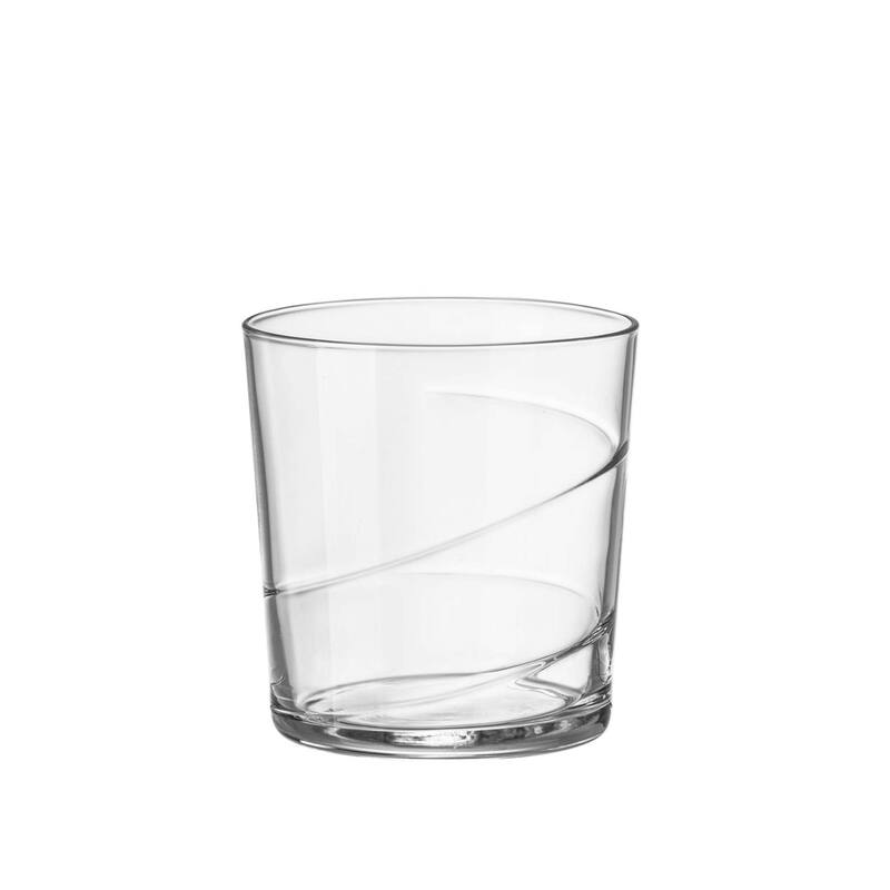 Bormioli Rocco Set of 12 Bodega Swirl Glasses
