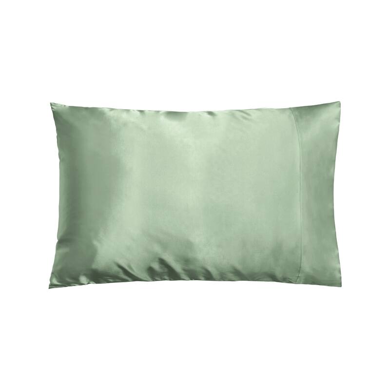 SHINE Satin Pillowcase for Skin & Hair - Super Soft Pillow Covers - King - Sage
