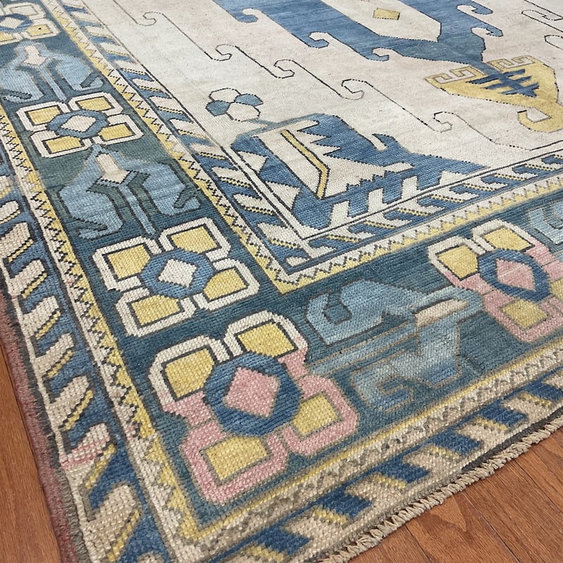 HERAT ORIENTAL Handmade Turkish Oushak Wool Rug - 7'4" x 10'8"