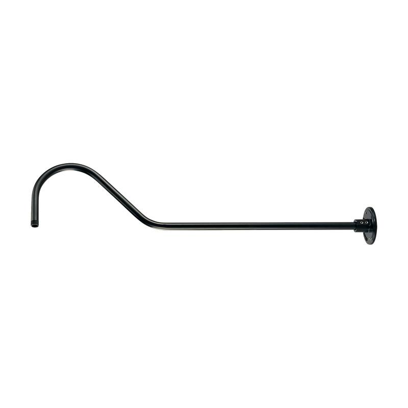 R Series Goose Neck - Aluminum Satin Black
